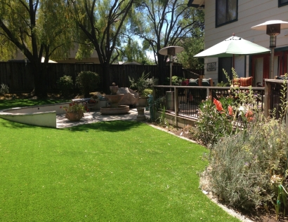 Artificial Grass Installation West Hills, California Backyard Deck Ideas, Backyard Landscaping