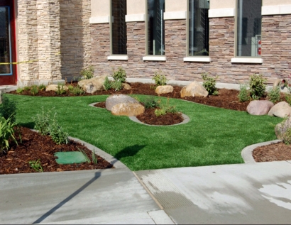 Artificial Turf Installation Fallbrook, California Landscape Photos, Commercial Landscape