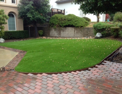 Fake Turf Alamogordo, New Mexico Paver Patio, Small Front Yard Landscaping