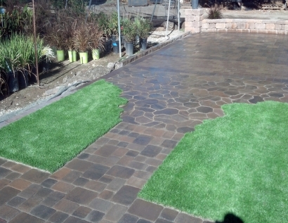 Fake Turf Ferry Pass, Florida Design Ideas, Small Backyard Ideas