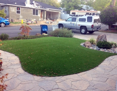 Synthetic Grass Cost Randolph, Massachusetts Landscaping, Front Yard