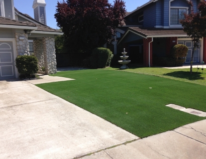 Synthetic Lawn State College, Pennsylvania Landscape Design, Small Front Yard Landscaping