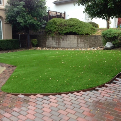 Fake Turf Alamogordo, New Mexico Paver Patio, Small Front Yard Landscaping