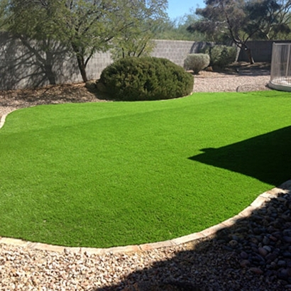 Plastic Grass Menlo Park, California Roof Top, Backyard Landscape Ideas