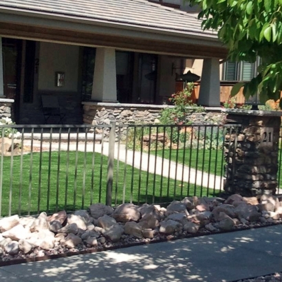 Turf Grass North Chicago, Illinois Backyard Deck Ideas, Small Front Yard Landscaping